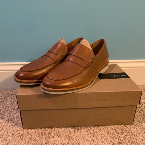 Clarks Other - 🌸 NWT Men’s Clark’s Leather Loafers 🌸